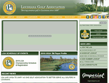 Tablet Screenshot of lgagolf.org